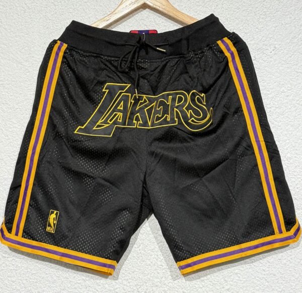 Short NBA Lakers Negro